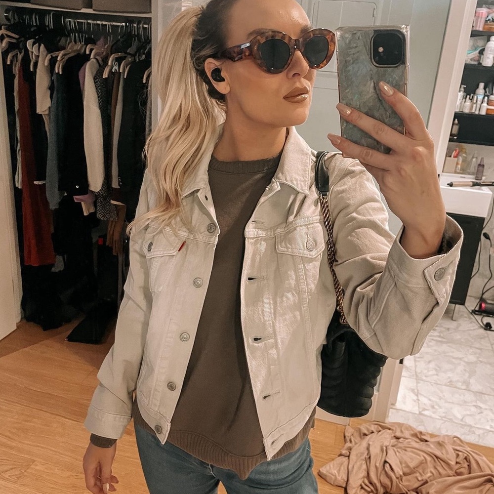 Levi’s beige jean jacket